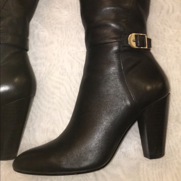 Marc Fisher black leather boots - Picture 3 of 8